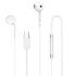 ACEFAST L7 USB-C Semi In-Ear Wired Earphones USB-C Headphones with Microphone for Mobile Phones / Tablets - White